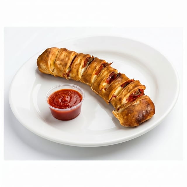 Large Pepperoni & Steak Roll.