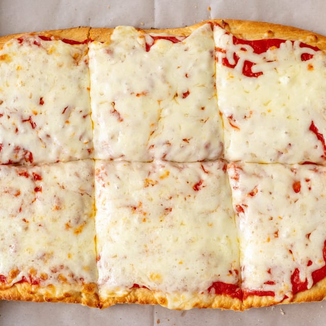 (6 Cut) Square Pizza.