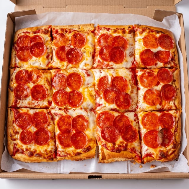 (12 Cut) Square Pizza.